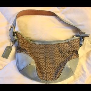 Coach vintage signature hobo bag